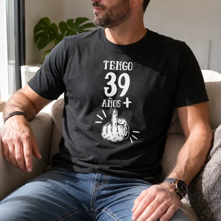 Camiseta tengo 39 años más 1, regalo 40 cumpleaños hombre