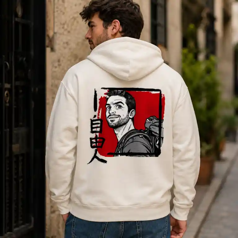 Maglietta manga Spirito Libero personalizzata