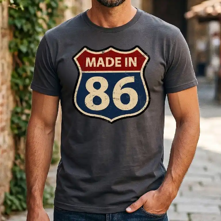 T shirt 1986