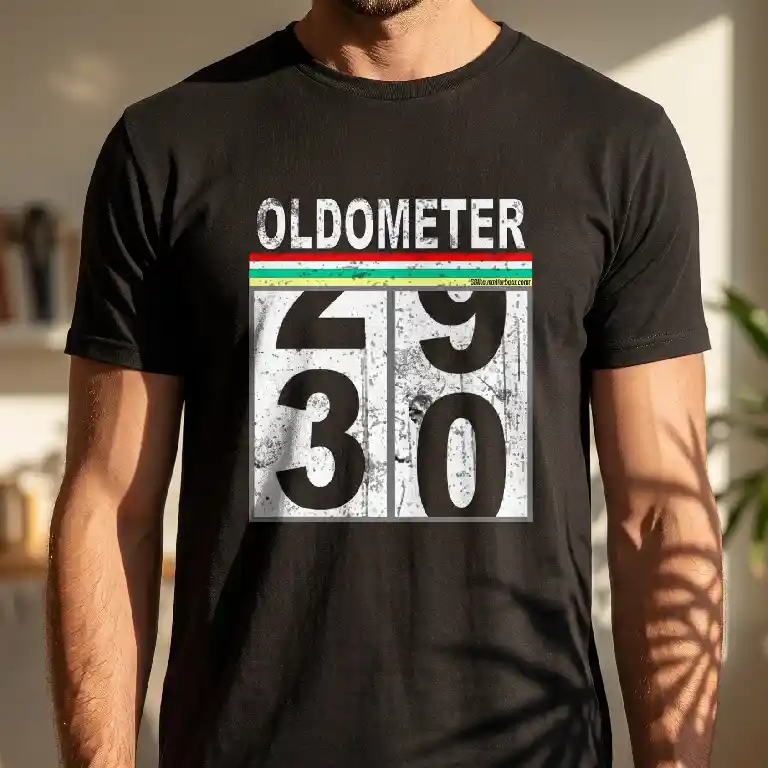 T shirt Oldometer 30 anni
