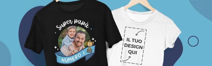 Maglietta Personalizzata Con Foto E Testo - Crea Il Tuo Design Unico Su Davanti E Dietro, Unisex, Tutte Le Taglie