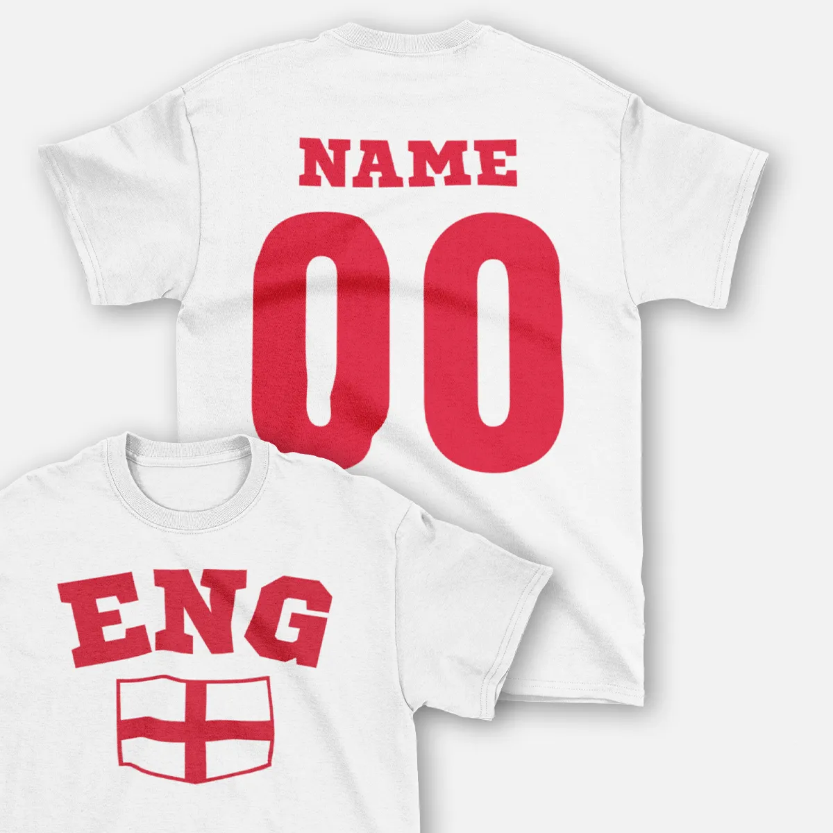 Vêtements t-shirt angleterre eng personnalisable enfant