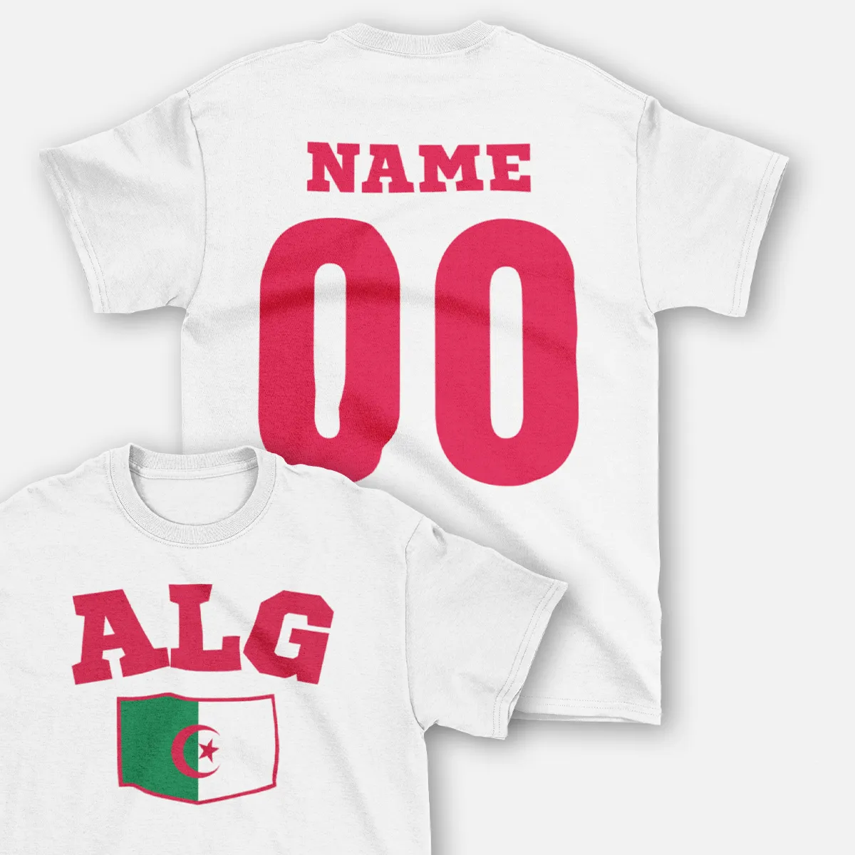 Vêtements t-shirt algérie alg personnalisable enfant