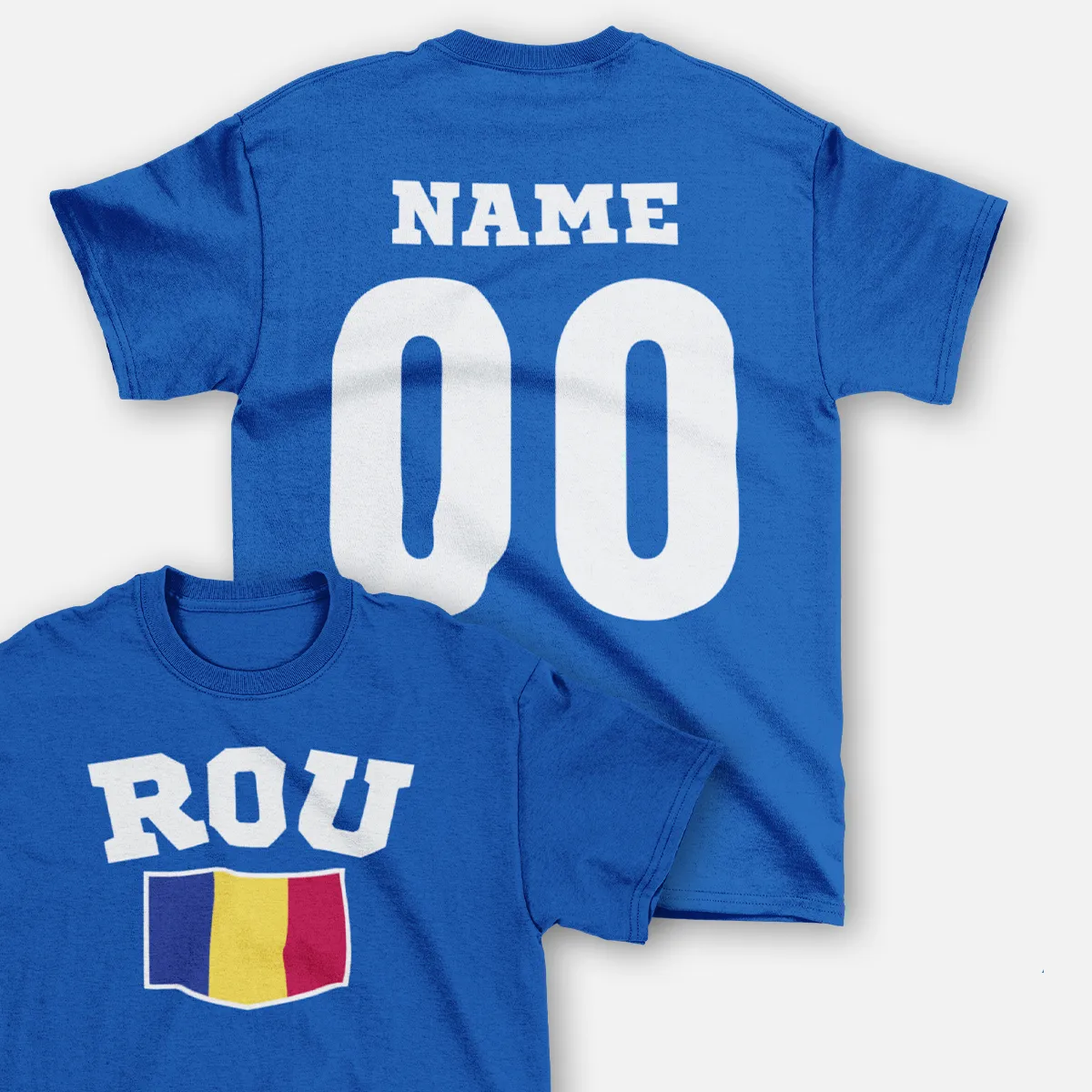 Vêtements t-shirt roumanie rou personnalisable enfant