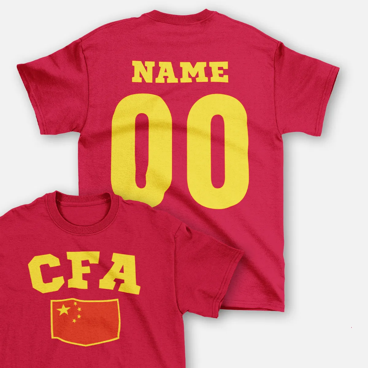 Vêtements t-shirt république populaire de chine cfa personnalisable enfant
