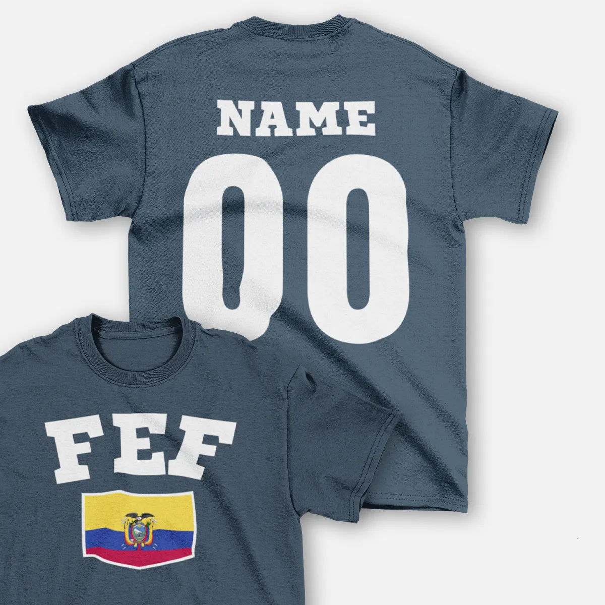 Tee-shirt t-shirt équateur fef personnalisable femme