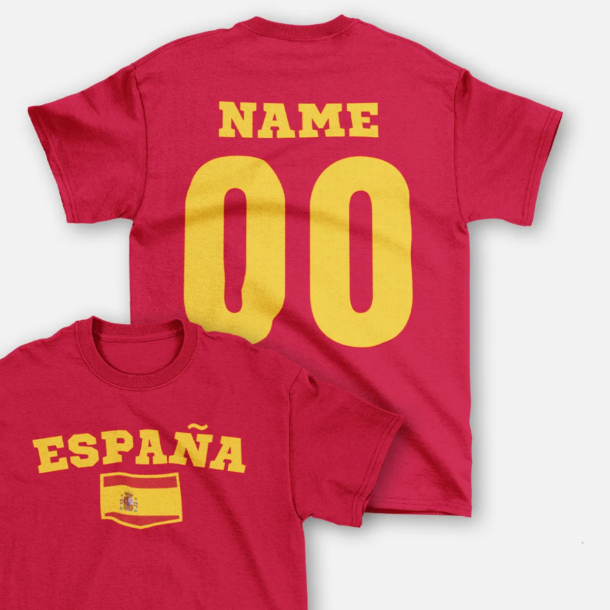 camiseta españa personalizable mujer