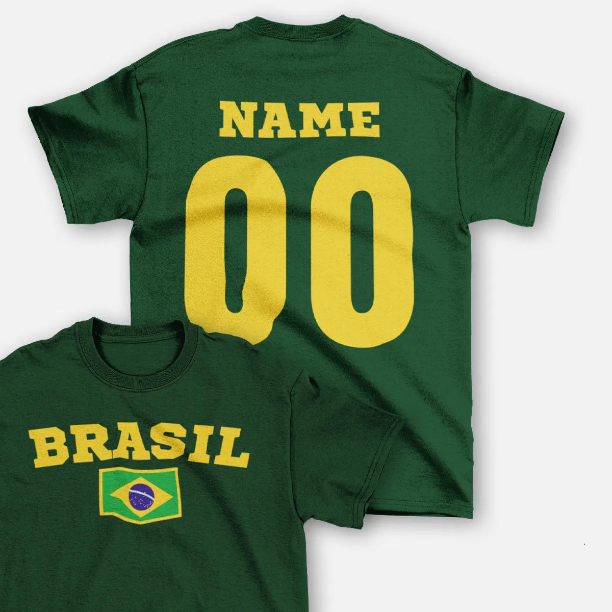 Tee-shirt t-shirt brésil personnalisable femme