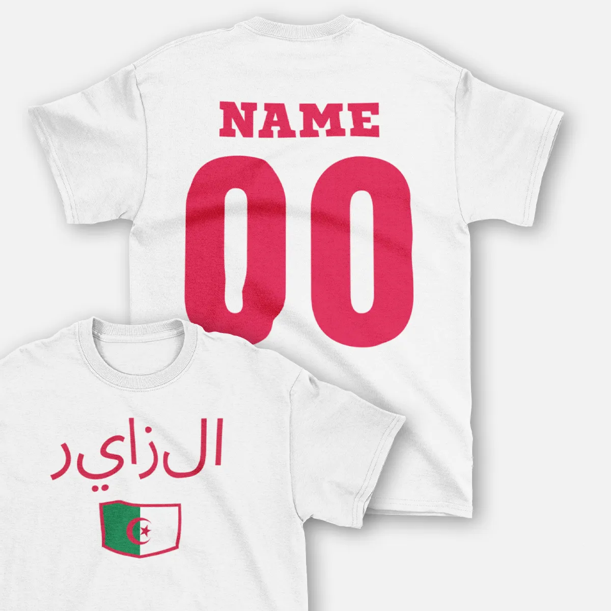 Tee-shirt t-shirt algérie personnalisable femme