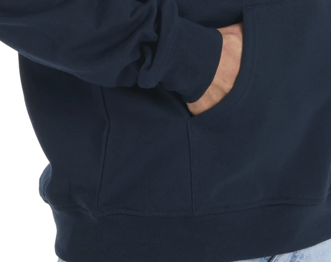 Sudadera alegoría en hombre, con capucha, azul marino