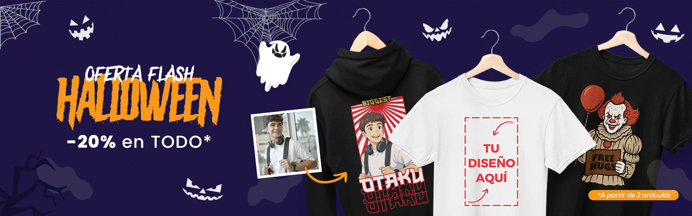 Halloween Flash sale -20% en todo desde 2 artículos